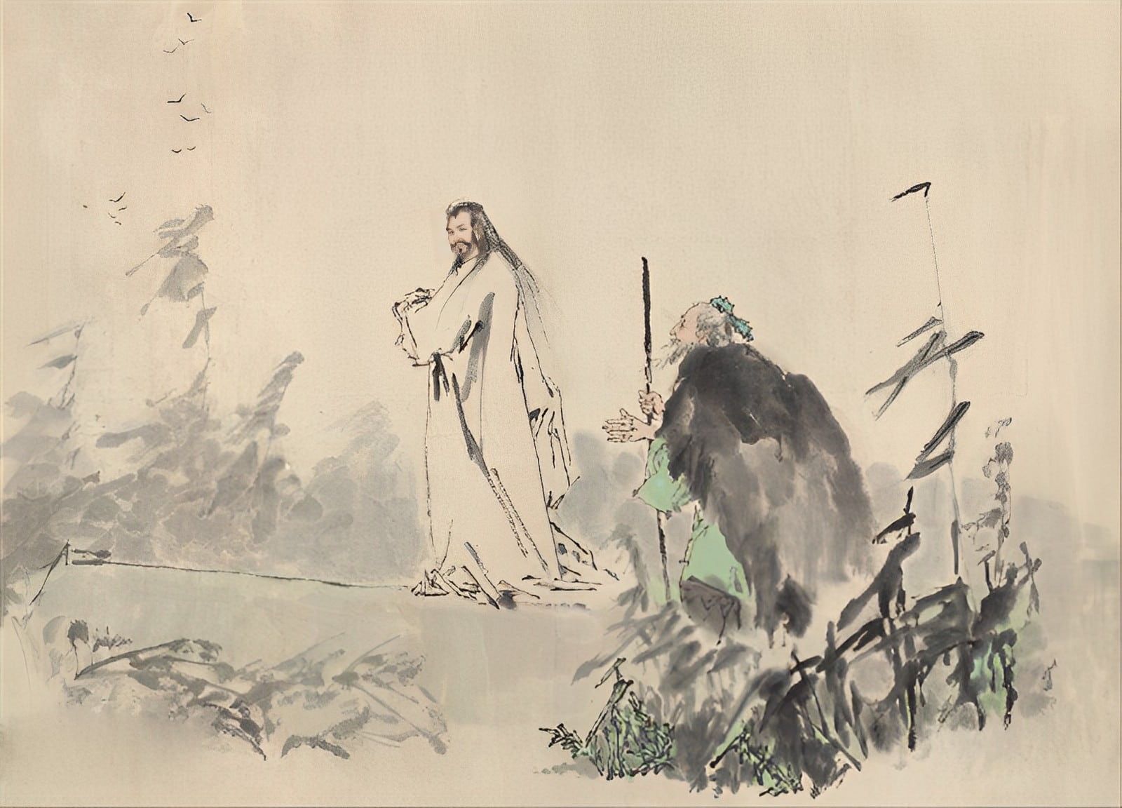 Chinese Philosophy — Historical Summit of the Two Saints of Confucianism and Daoism