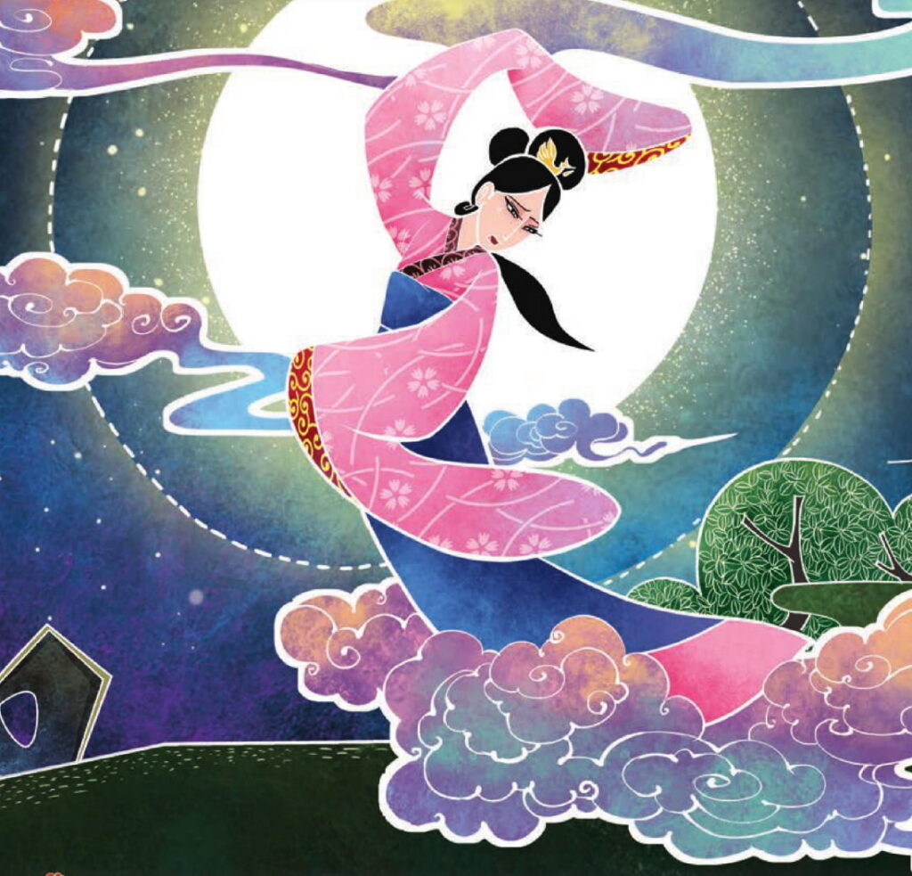 Chinese Moon Myth - Chang'e Flies to the Moon