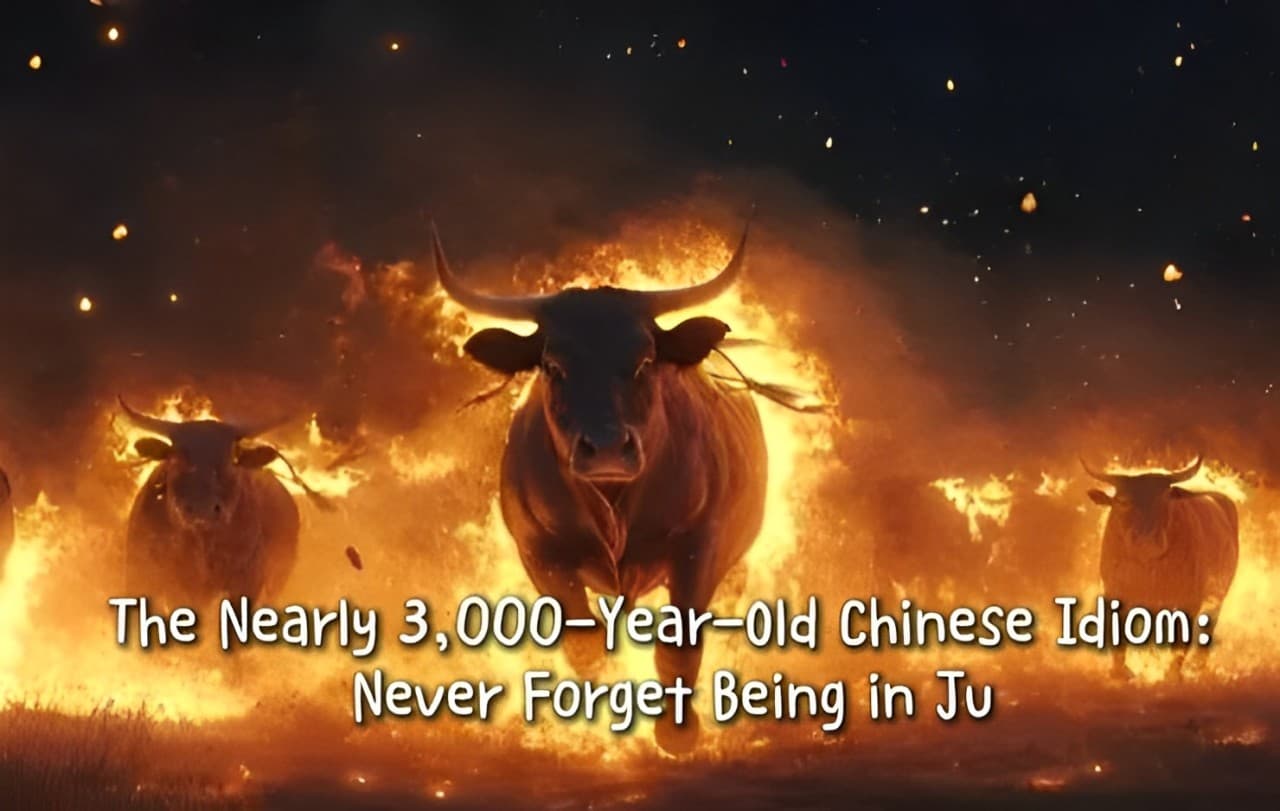 The Nearly 3,000-Year-Old Chinese Idiom: Never Forget Being in Ju