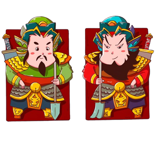 「春聯」與「門神」 「春聯」與「門神」